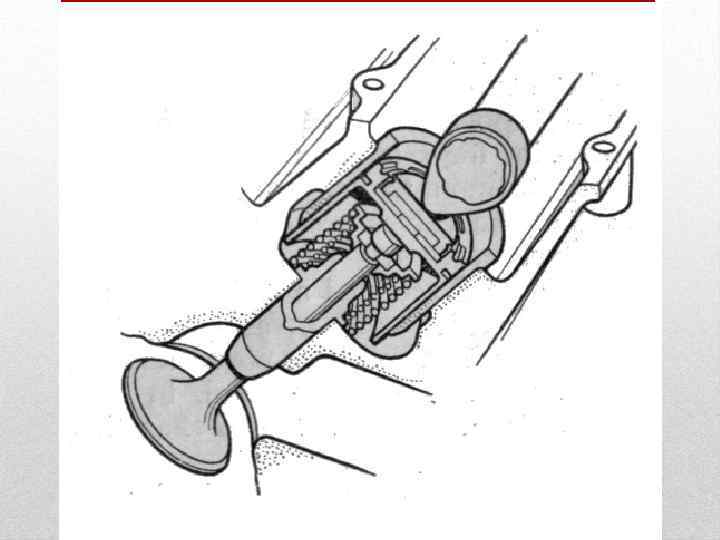  • (ВАЗ-2108, многие высокооборотные двигатели) — очень простой механизм с минимальной инерцией деталей,