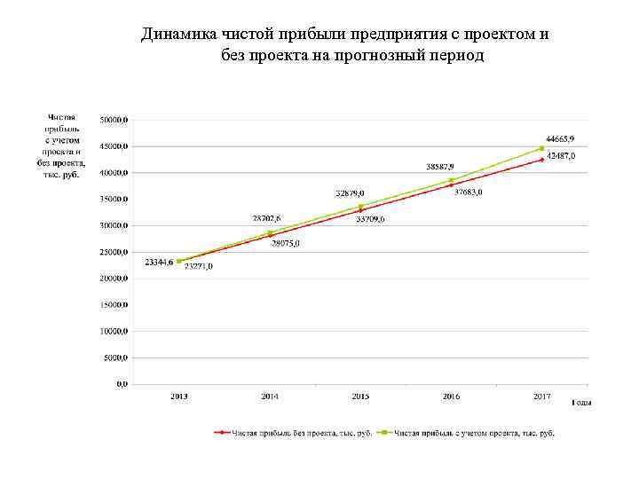 Прогнозный период проекта