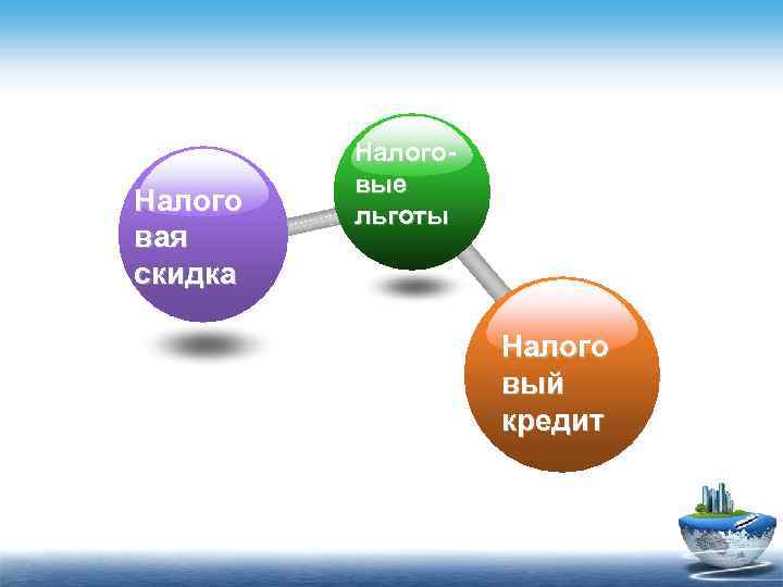 Налого вая скидка Налоговые льготы Налого вый кредит 