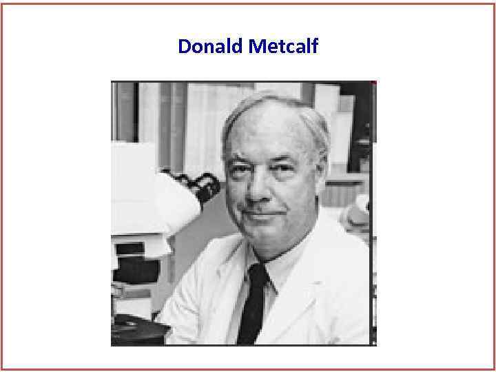 Donald Metcalf 