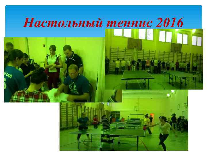 Настольный теннис 2016 