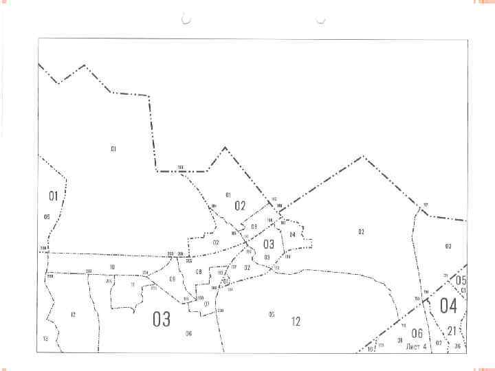 Карта кадастрового деления