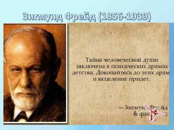 Зигмунд Фрейд (1856 -1939) 