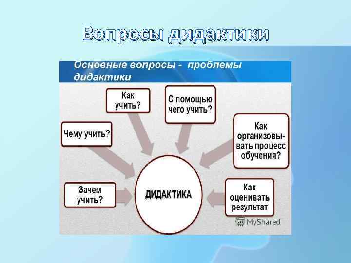 Вопросы дидактики 