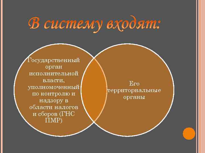 Государственный орган исполнительной власти, уполномоченный по контролю и надзору в области налогов и сборов