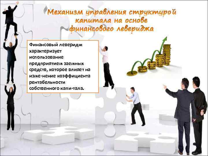 Финансовый леверидж характеризует использование предприятием заемных средств, которое влияет на изме нение коэффициента рентабельности