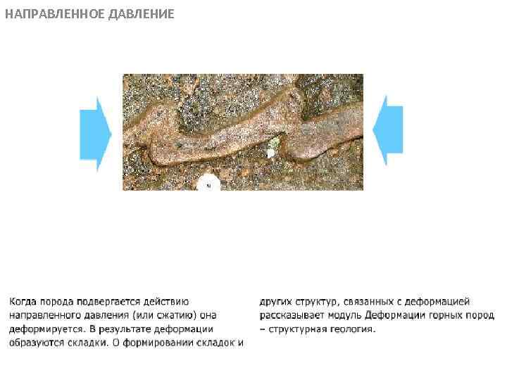 НАПРАВЛЕННОЕ ДАВЛЕНИЕ МЕТАОРФИЧЕСКИЕ ПОРОДЫ 