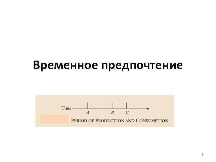 Временное предпочтение 5 