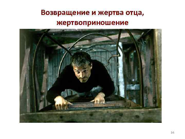 Возвращение и жертва отца, жертвоприношение 34 