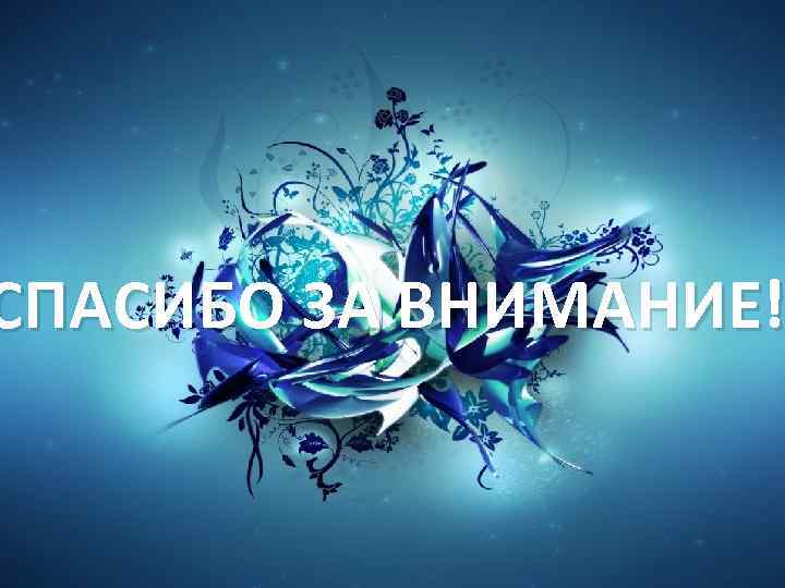 СПАСИБО ЗА ВНИМАНИЕ! 