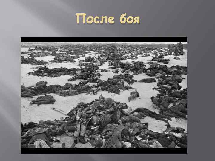 После боя 