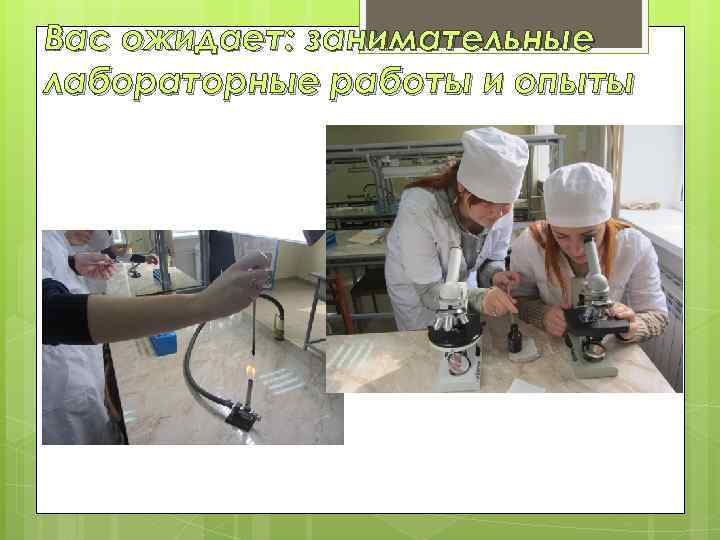 Вас ожидает: занимательные лабораторные работы и опыты 