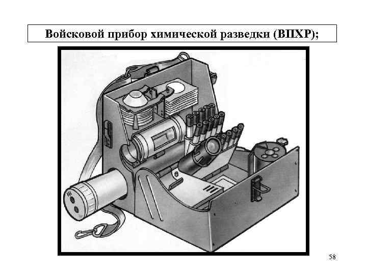 Войсковой прибор химической разведки (ВПХР); 58 