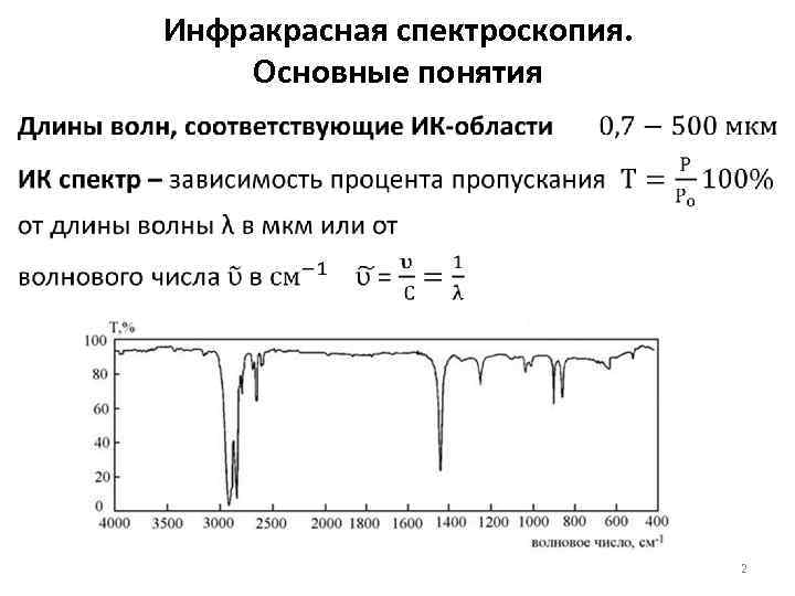 Инфракрасная спектроскопия. Основные понятия • 2 