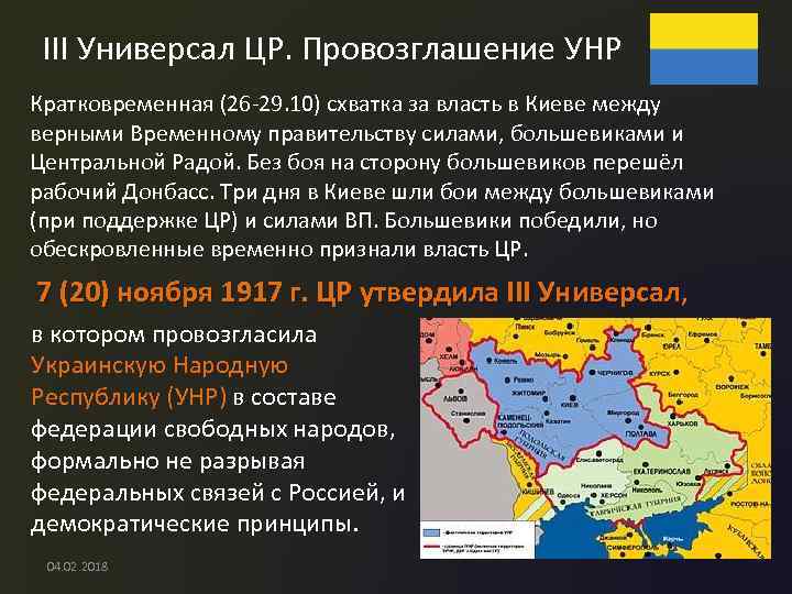 Территория унр карта в 1917 году