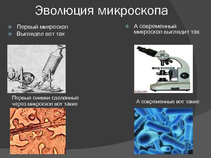 История создания микроскопа