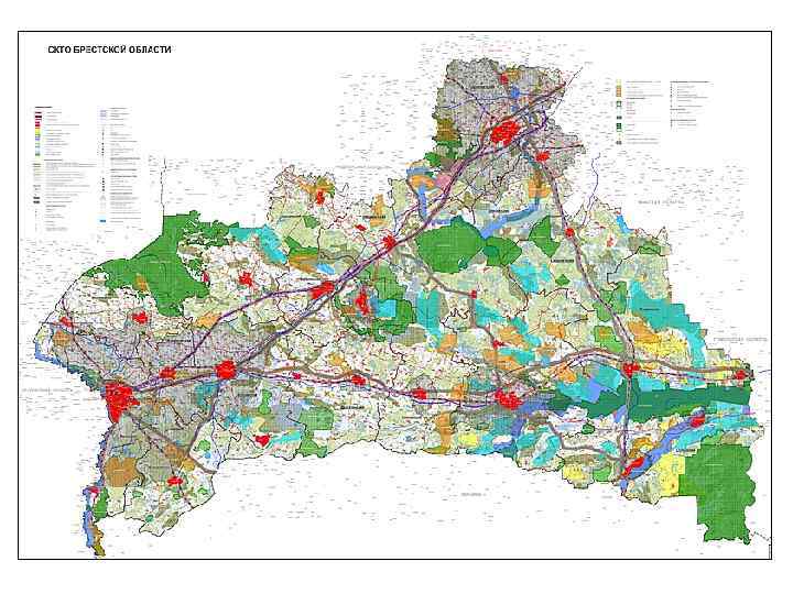 Схема комплексной территориальной организации брестского района