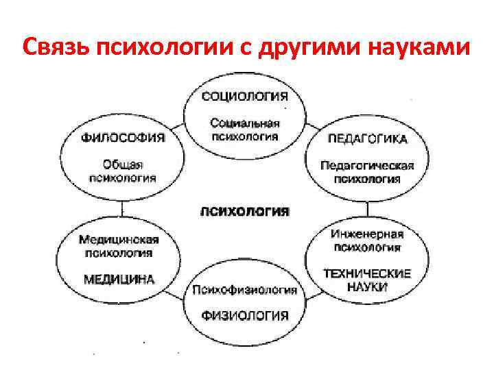 Связь психологии развития и возрастной психологии с другими науками схема