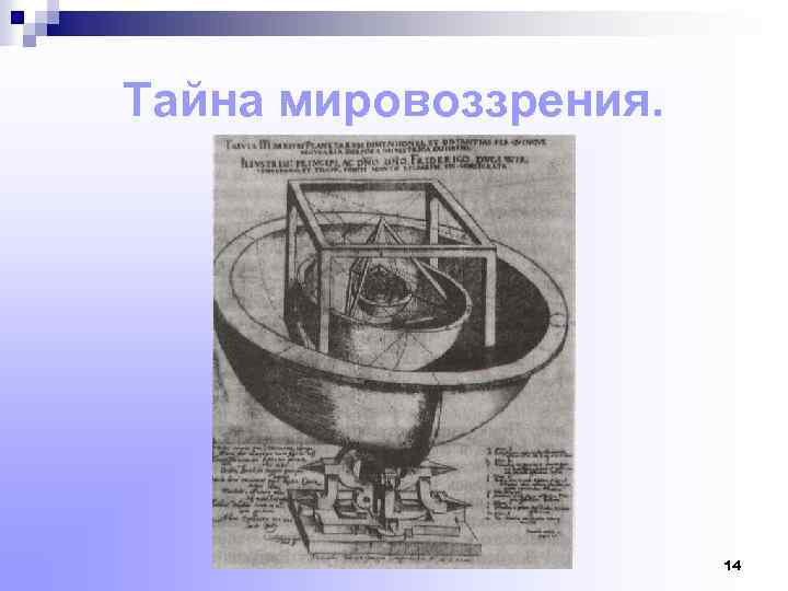 Тайна мировоззрения. 14 