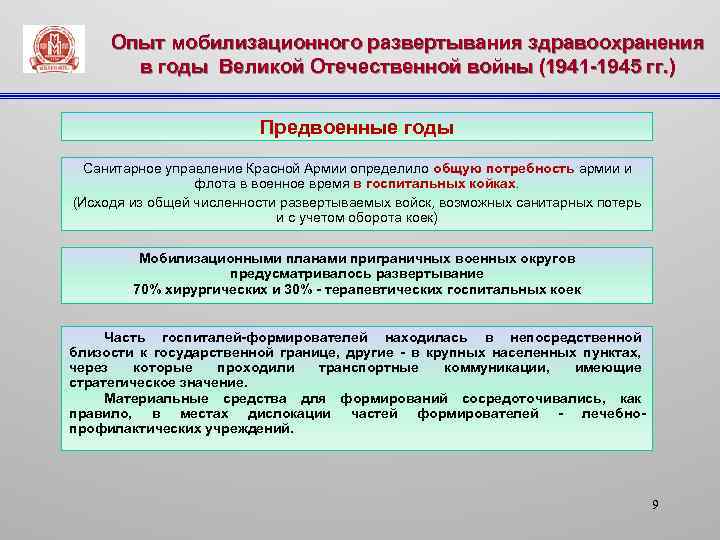 Разработка мобилизационного плана организации