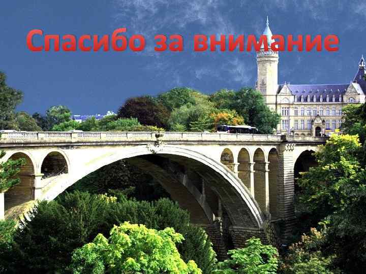 Спасибо за внимание 