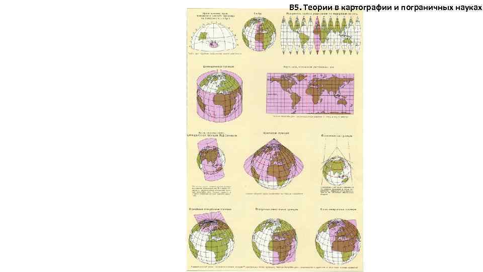 В 5. Теории в картографии и пограничных науках 