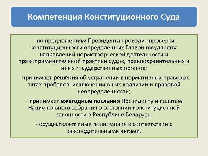 Проверка конституционности закона конституционным судом