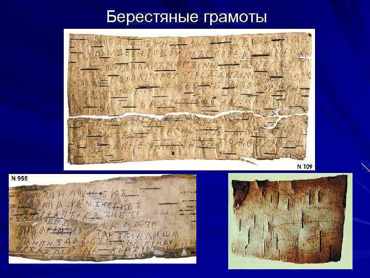Берестяные грамоты 
