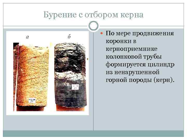 Образец горной породы керн