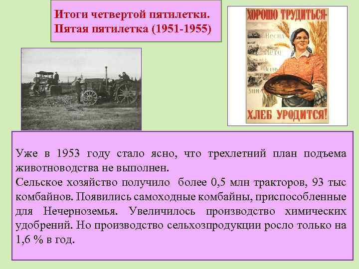 Итоги выполнения первого пятилетнего плана развития народного хозяйства союза сср