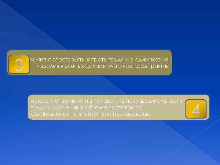 он позволяет сопоставлять затраты труда на одинаковые изделия в разных цехах и участках предприятия