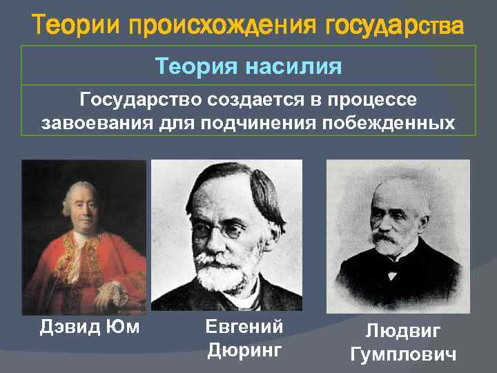 Теория насилия происхождения