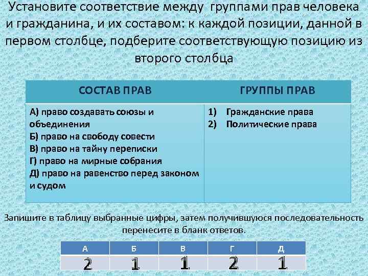 Установите соответствие компьютер понятие или суждение