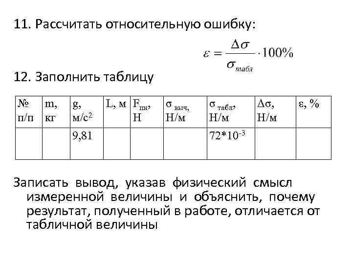 Масса образца