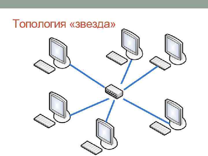 Схема локальной сети звезда