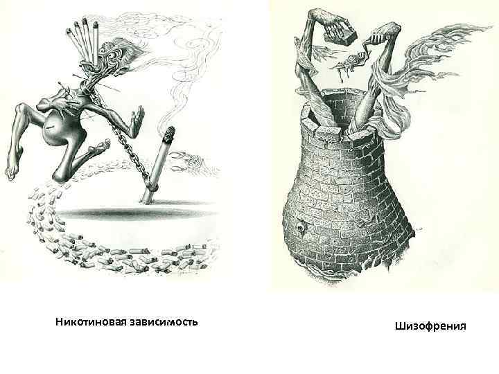 Никотиновая зависимость Шизофрения 