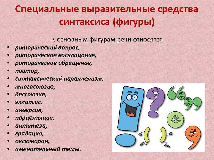 Фигуры синтаксиса