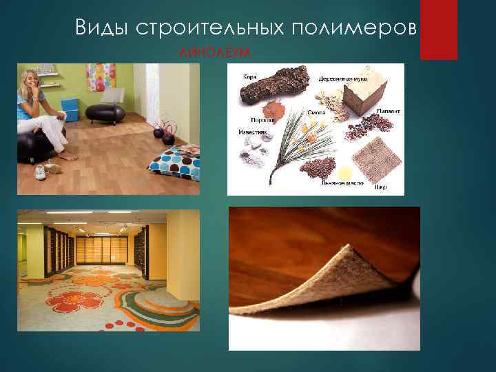 Виды строительных полимеров ЛИНОЛЕУМ 