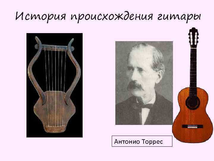 История происхождения гитары Антонио Торрес 