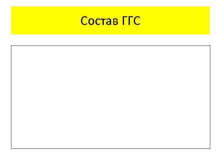 Состав ГГС 