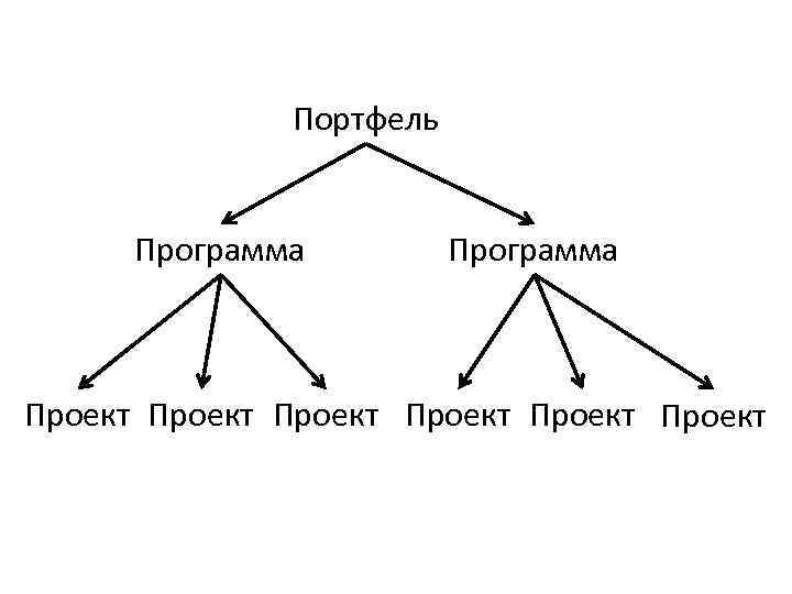 Портфель Программа Проект Проект 