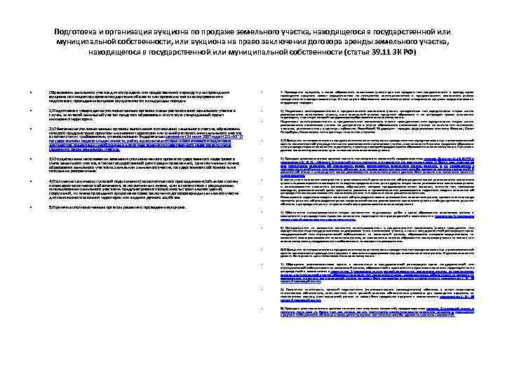 Подготовка и организация аукциона по продаже земельного участка, находящегося в государственной или муниципальной собственности,
