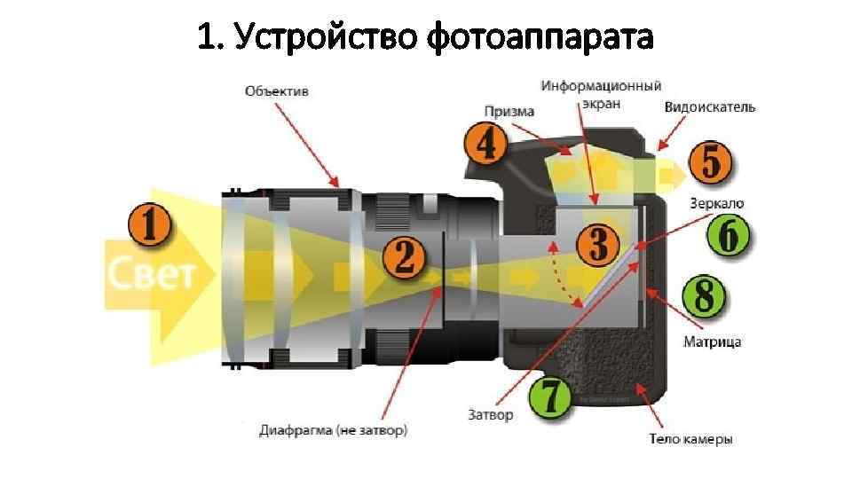 1. Устройство фотоаппарата 