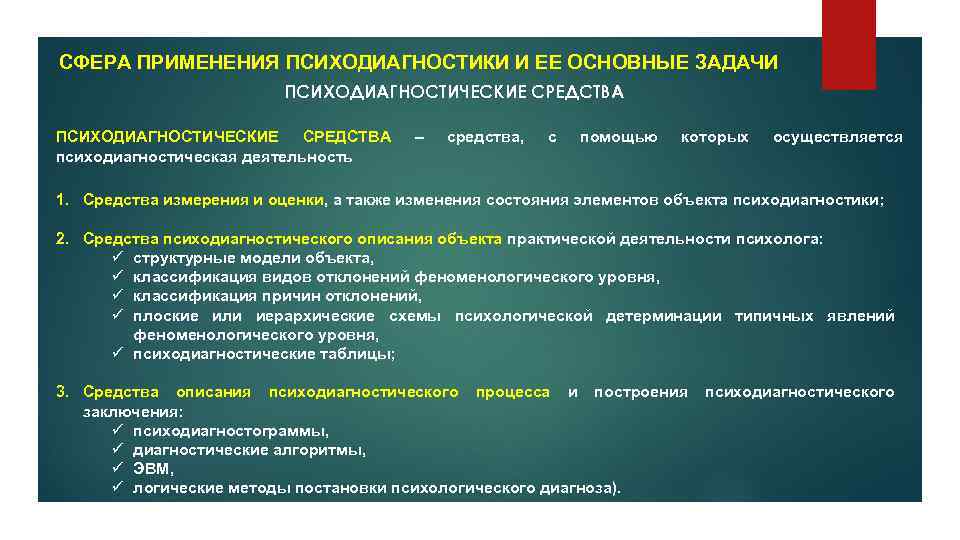 Основные методы диагностики. Психодиагностические задачи. Задачи психодиагностики. Задача психодиагностического исследования. Предмет исследования психодиагностики.