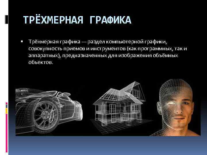 Трехмерная графика презентация по информатике