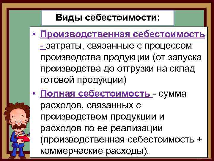 Производственная себестоимость изделия. Производственная себестоимость. Виды себестоимости. Производственная и полная себестоимость.