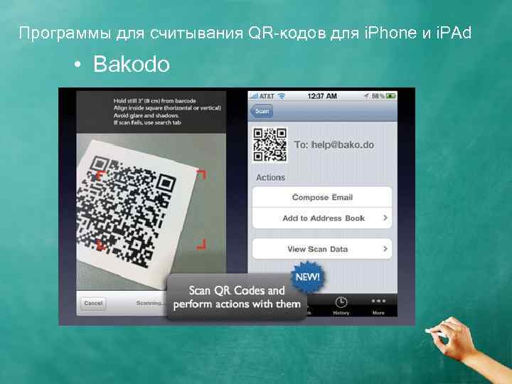 Программы для считывания QR-кодов для i. Phone и i. PAd • Bakodo 