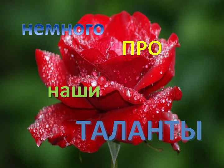 ПРО наши ТАЛАНТЫ 