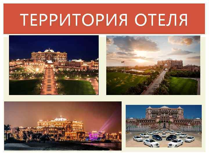 ТЕРРИТОРИЯ ОТЕЛЯ 