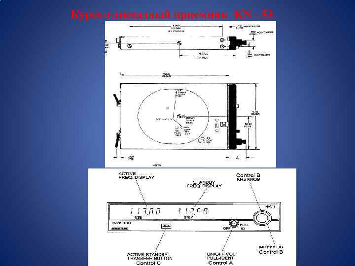 Курсо-глиссадный приемник KN - 53 